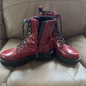 GUESS Red boots 9.5